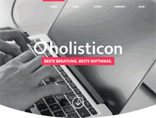 Tablet Screenshot of holisticon.de